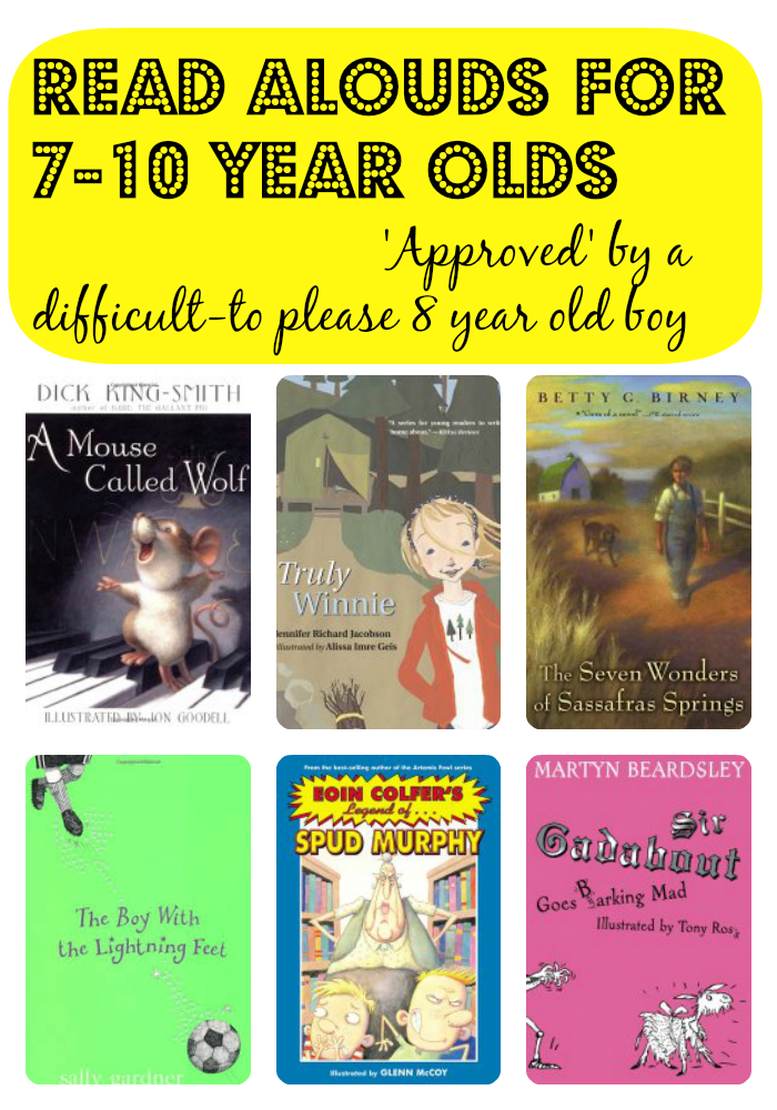 Read Alouds for 7-10 year olds, approved by a difficult-to-please 8 year  old boy